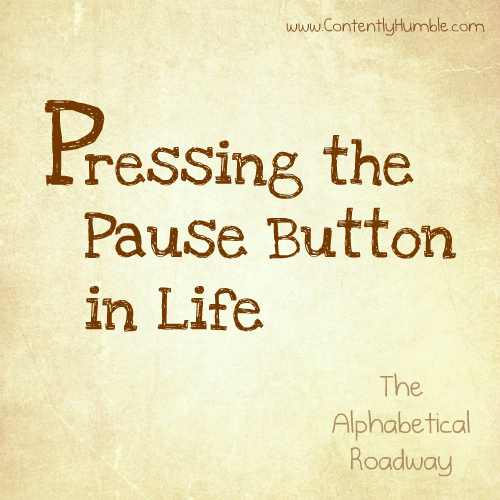 Pressing the Pause Button