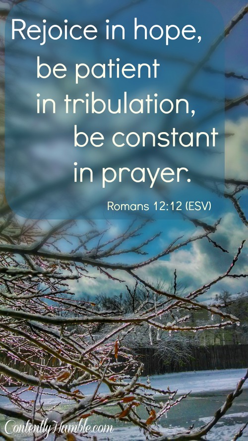 Romans 12:12 (ESV)